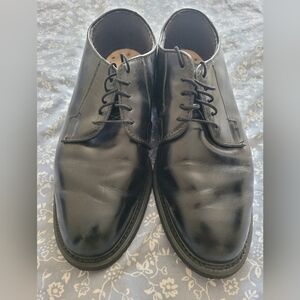 Men's Bates Black Oxford Military Dress Shoes, 10.5 D